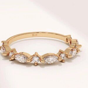 14k gold Genuine pearl & diamond earrings stamped on post. Beautiful!